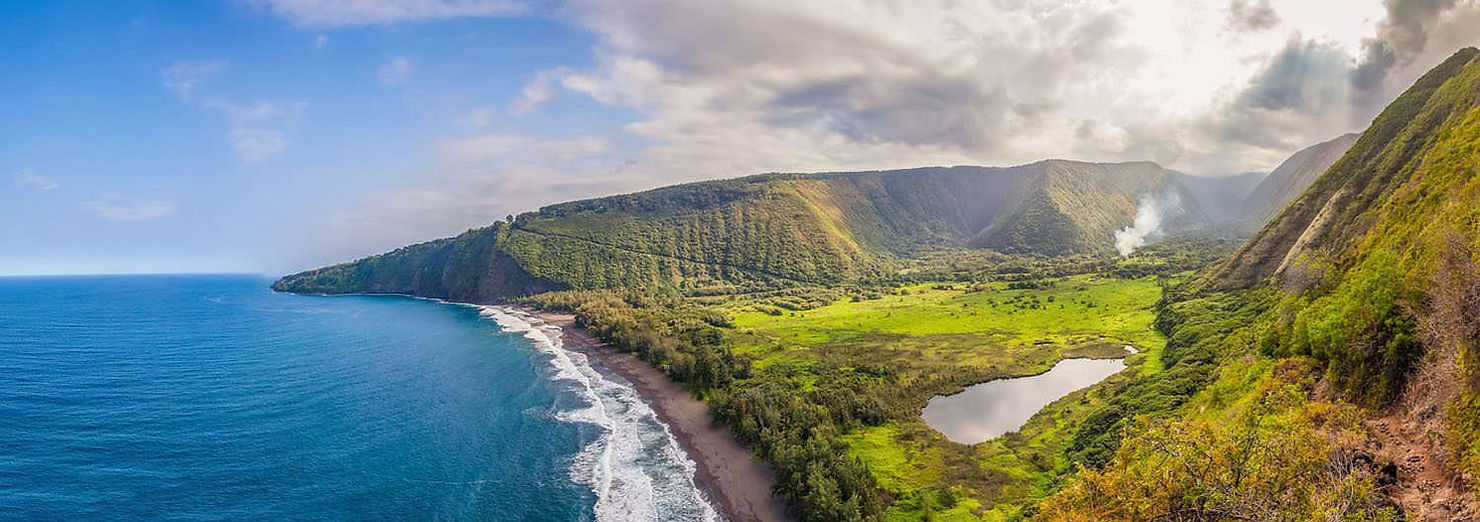 Waipio Valley Beach on the Big Island of Hawaii