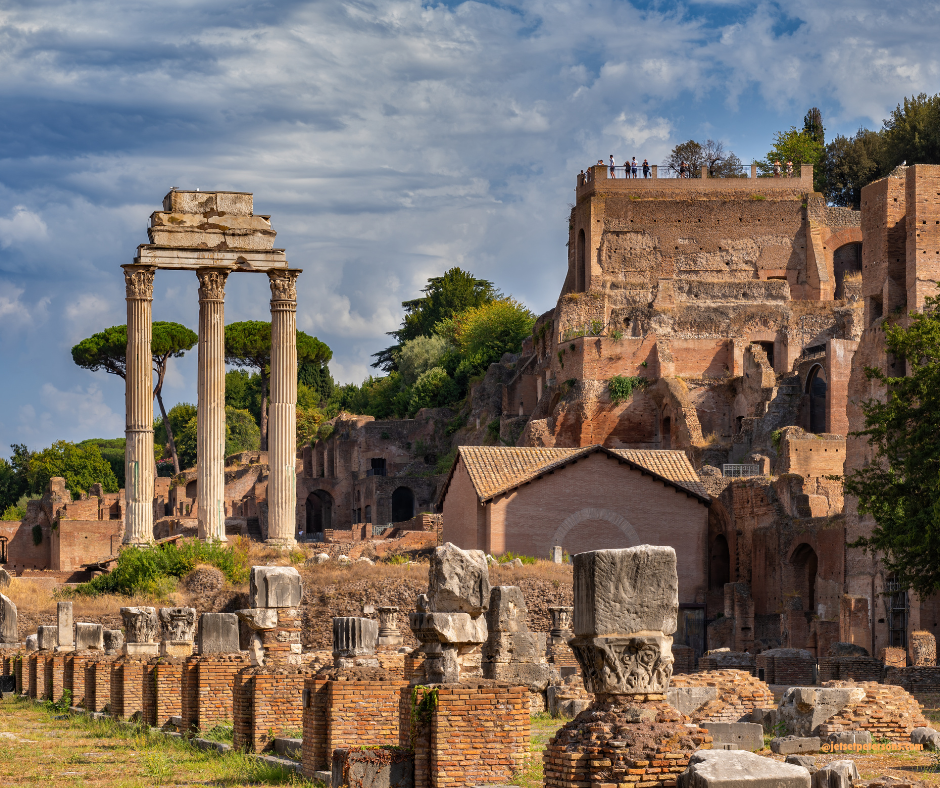 Roman Forum and Palatine Hill in Rome