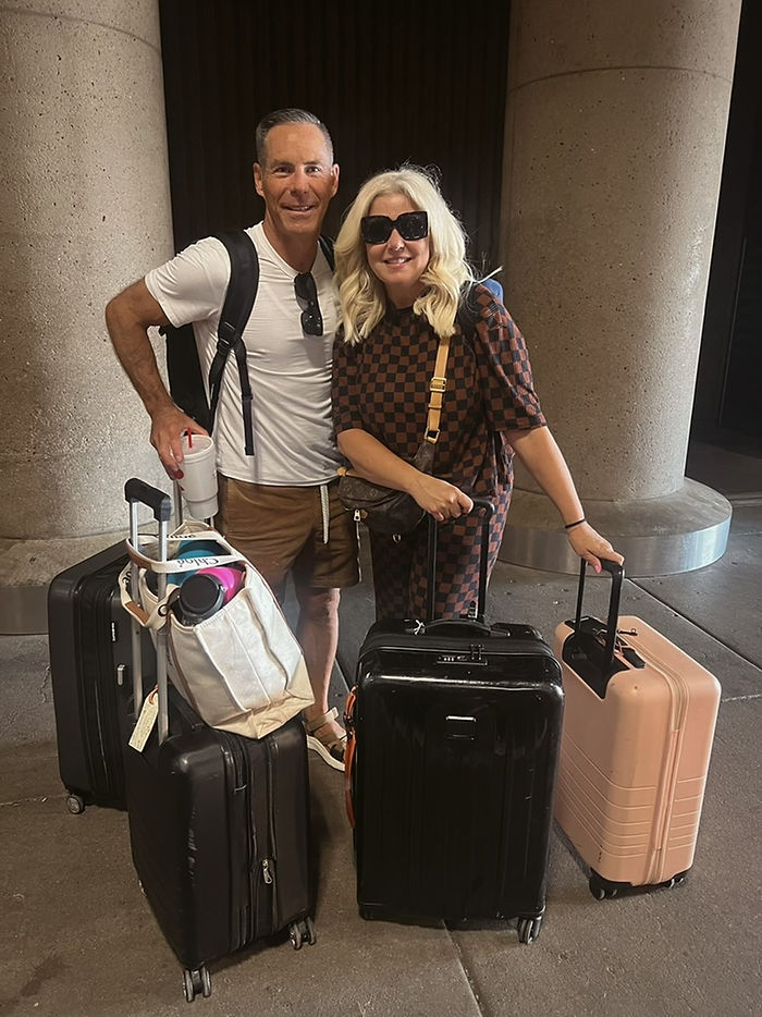 couple at the airport