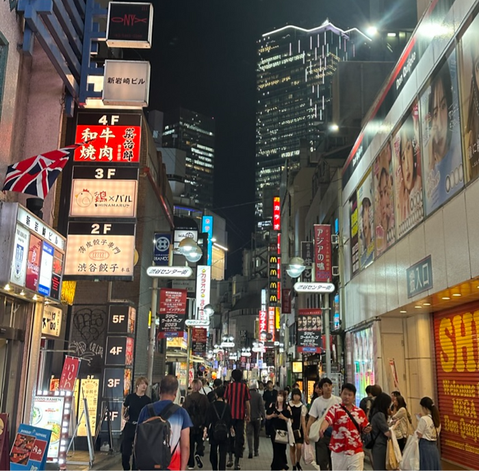 tokyo japan streets at night