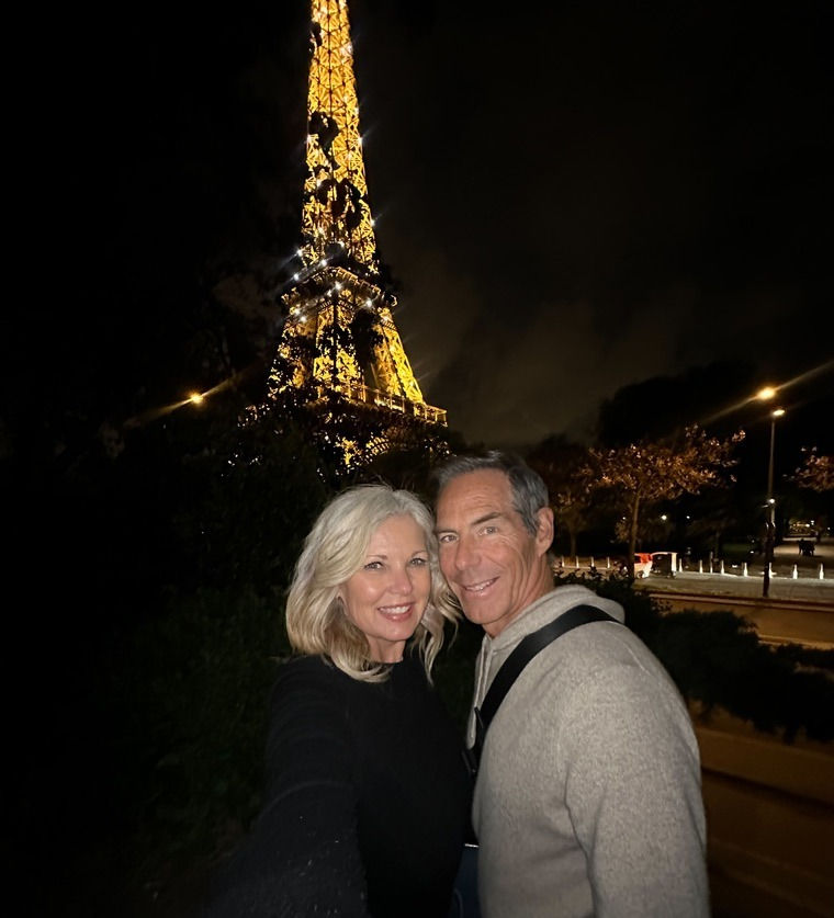 Shayne and Shelly Eiffel Tower Paris France