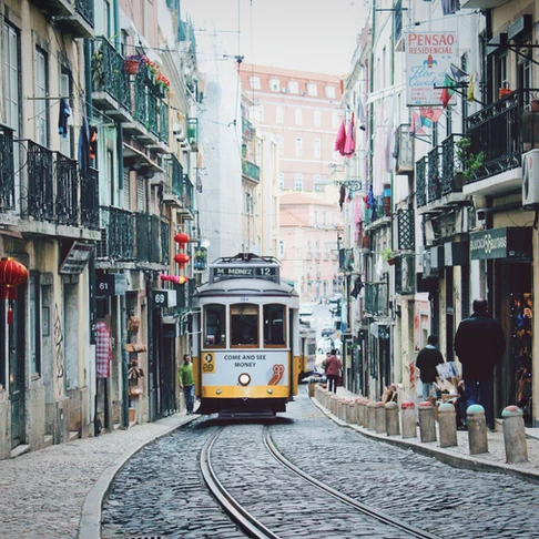 lisbon portugal trolley