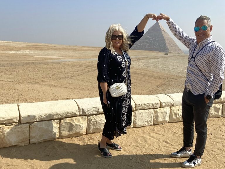 Start your 10 days in Egypt with a visit to the iconic Pyramids