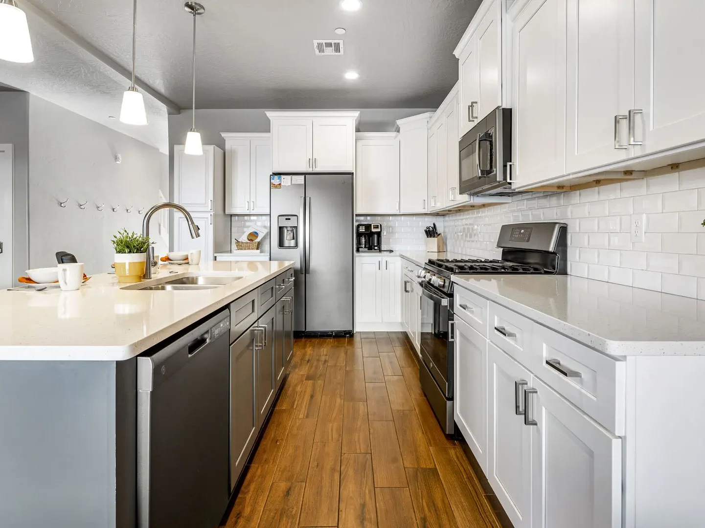the kitchen of our vacation rental in Southern Utah